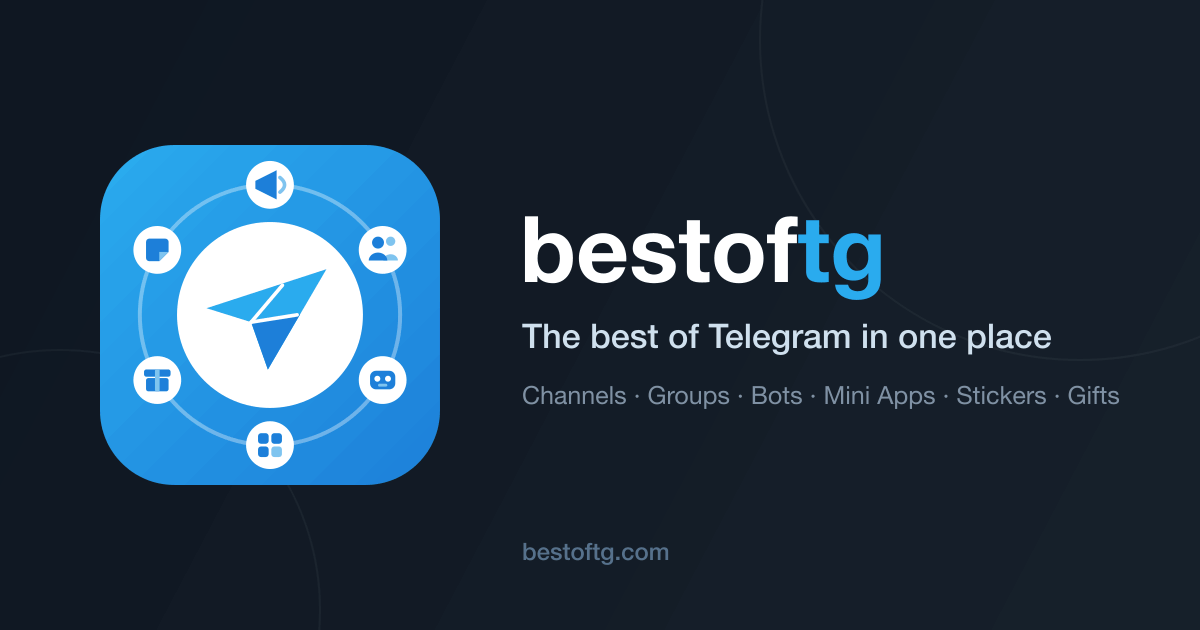 Discover the best Telegram channels, bots and stickers